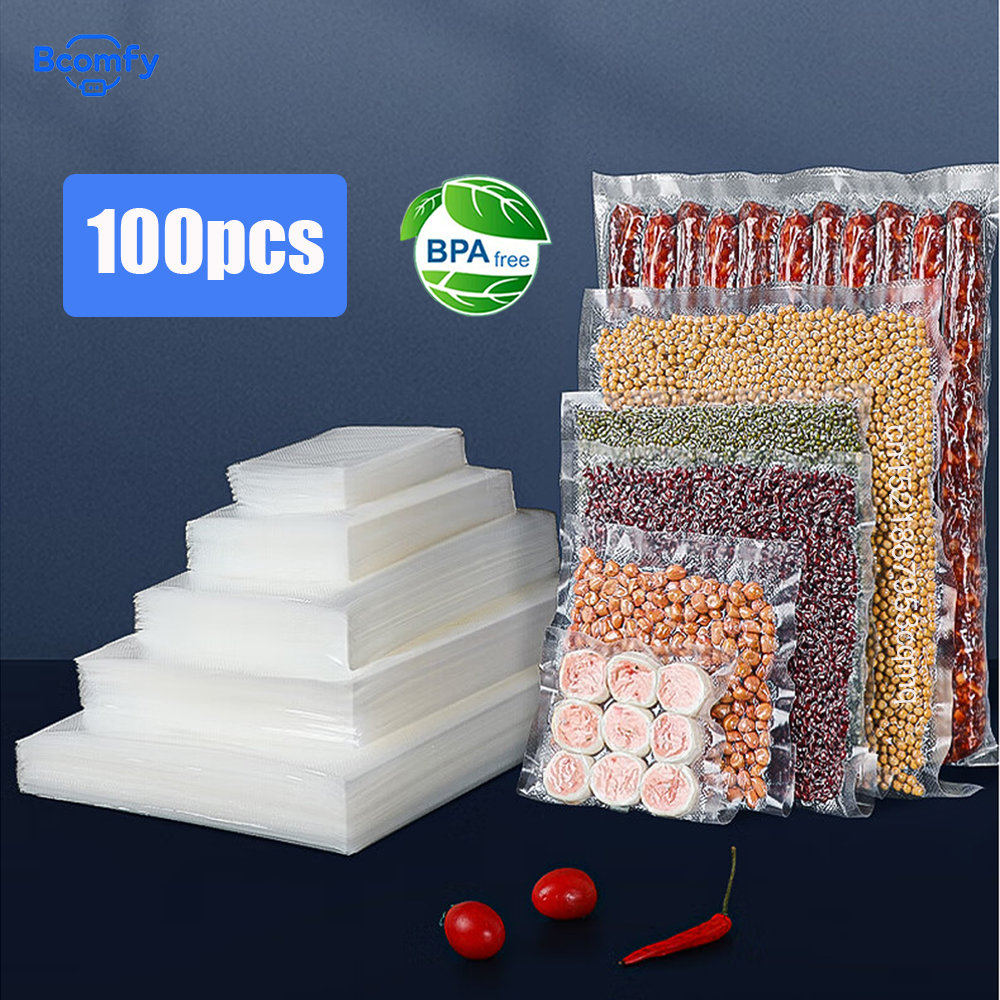 Meal Prep Vacuum Seal - Vacuum Packaging Bags for Food 100pcs