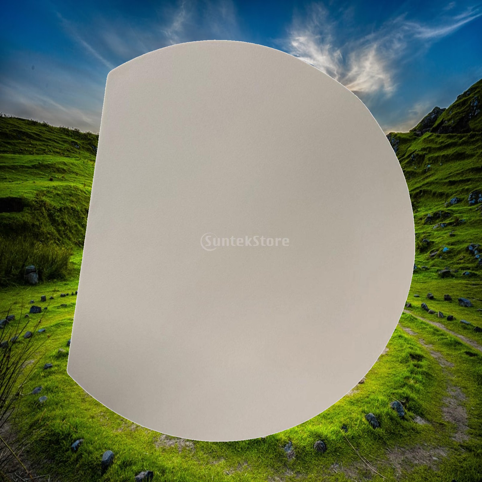 Food Prep Mat - Half Round TPU Cutting Board Large