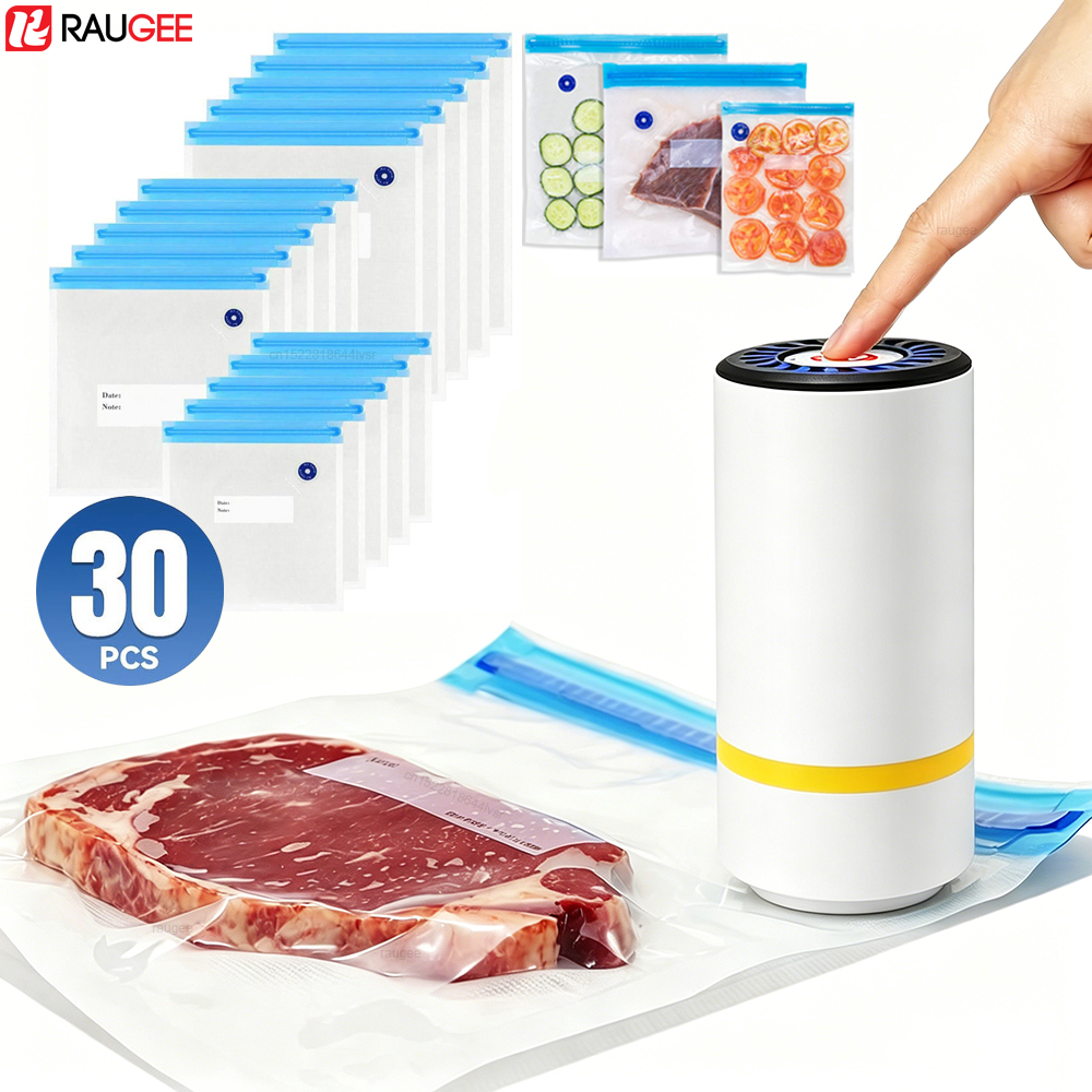 Meal Prep Vacuum Seal - Electric Vacuum Sealer Pump Handheld Mini