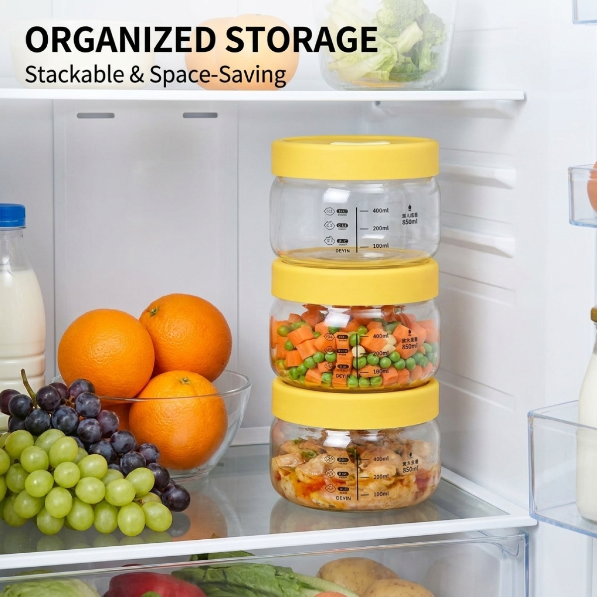 Borosilicate Glass Meal Prep B - Meal Prep Yellow 리뷰 및 가격