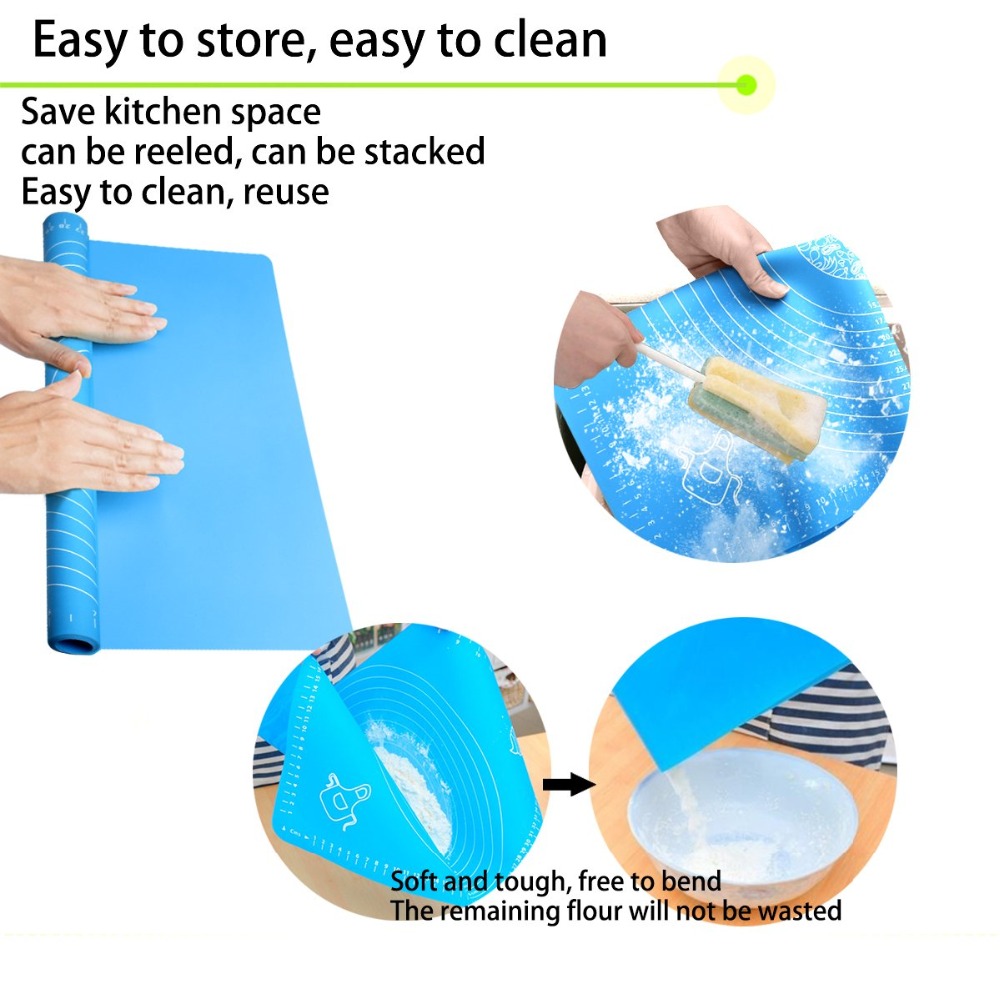 70/50/40cm Silicone Baking Mat - Food Prep Mat 리뷰 및 가격