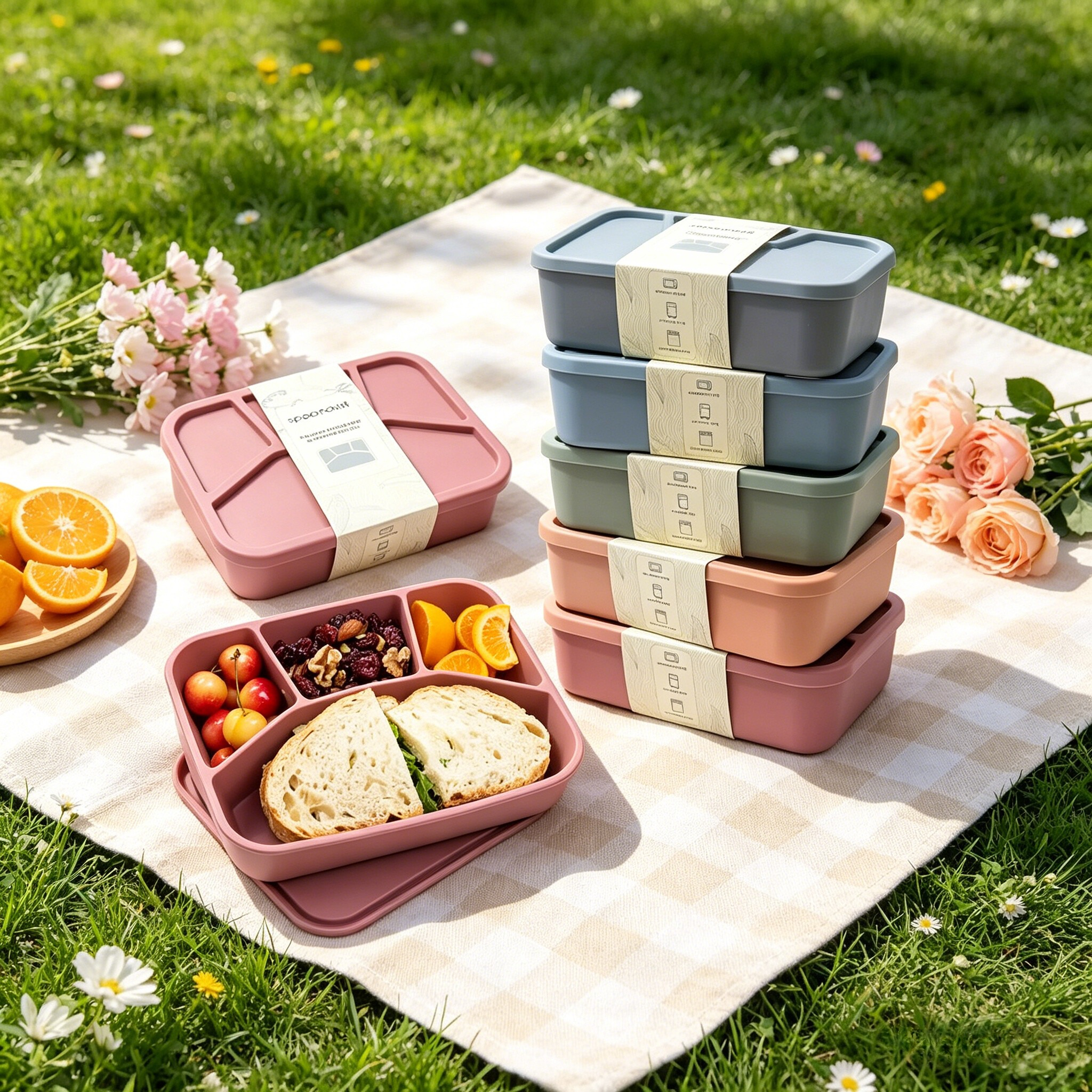1pc Thickened Silicone Bento L - Meal Prep Simple 리뷰 및 가격