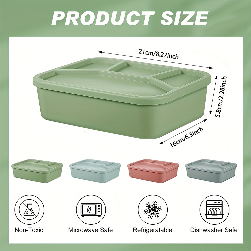 1pc Thickened Silicone Bento L - Meal Prep Simple 리뷰 및 가격