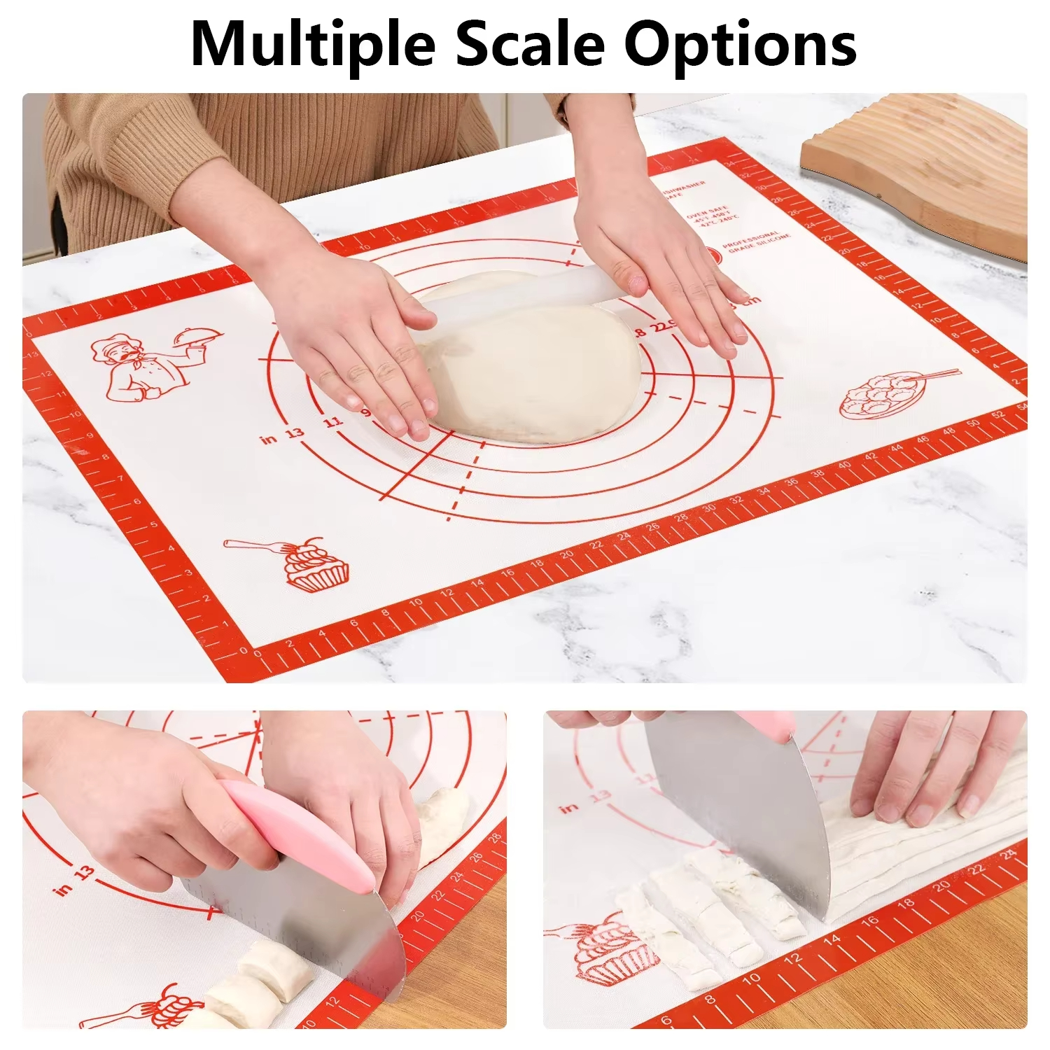 New Silicone Baking Mat Pizza  - Food Prep Mat 리뷰 및 가격