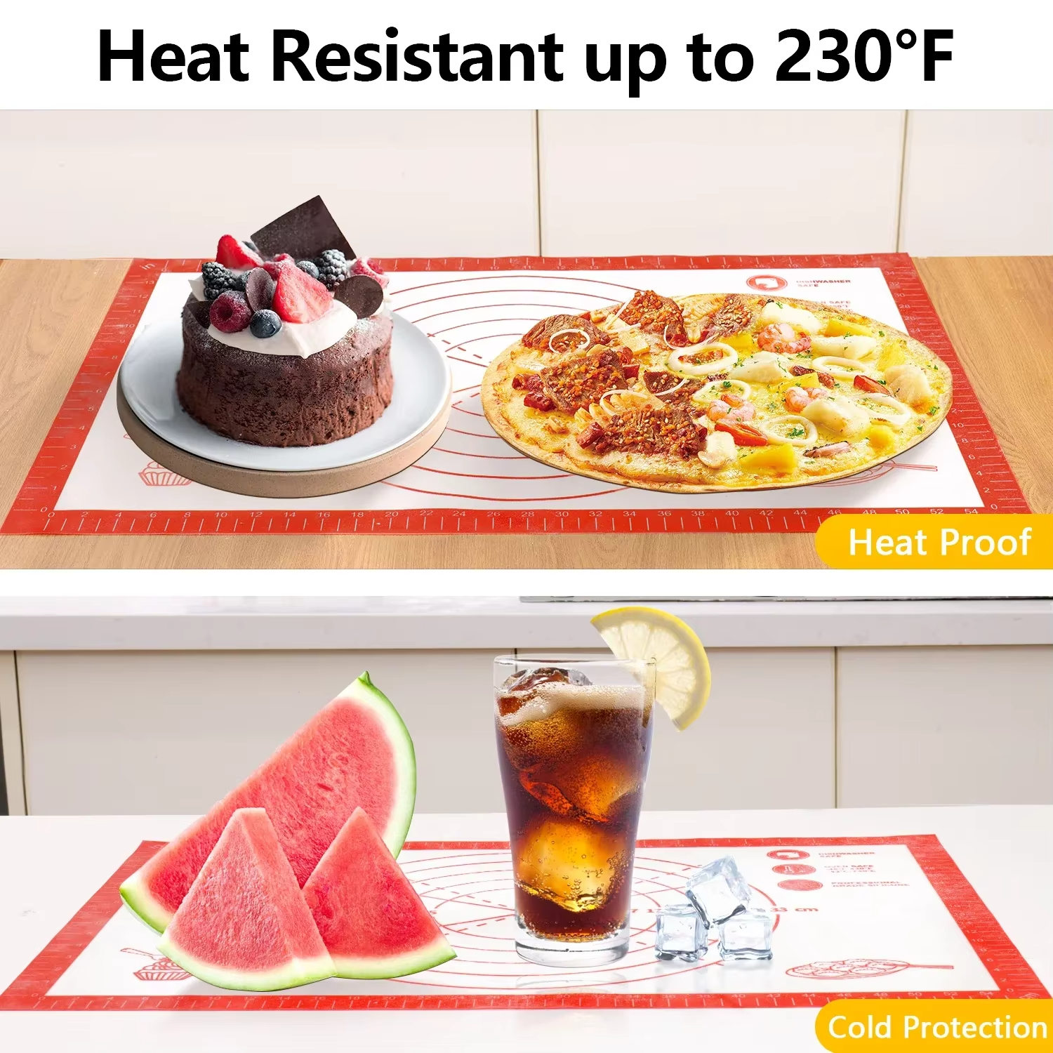 New Silicone Baking Mat Pizza  - Food Prep Mat 리뷰 및 가격