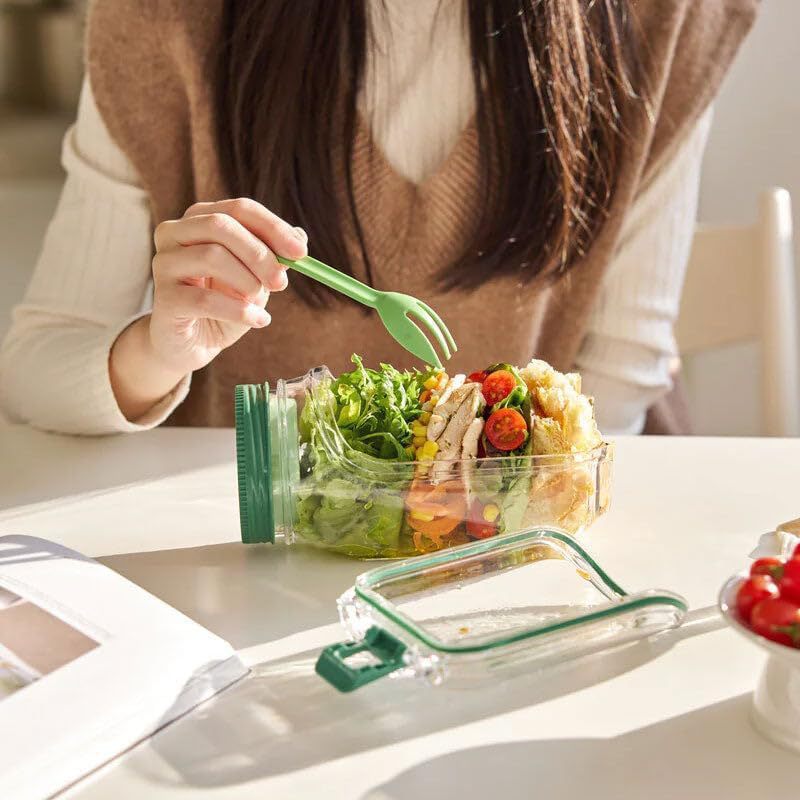 Salad Pod Salad Jars with Lids - Meal Prep Jars With Lids 리뷰 및 가격