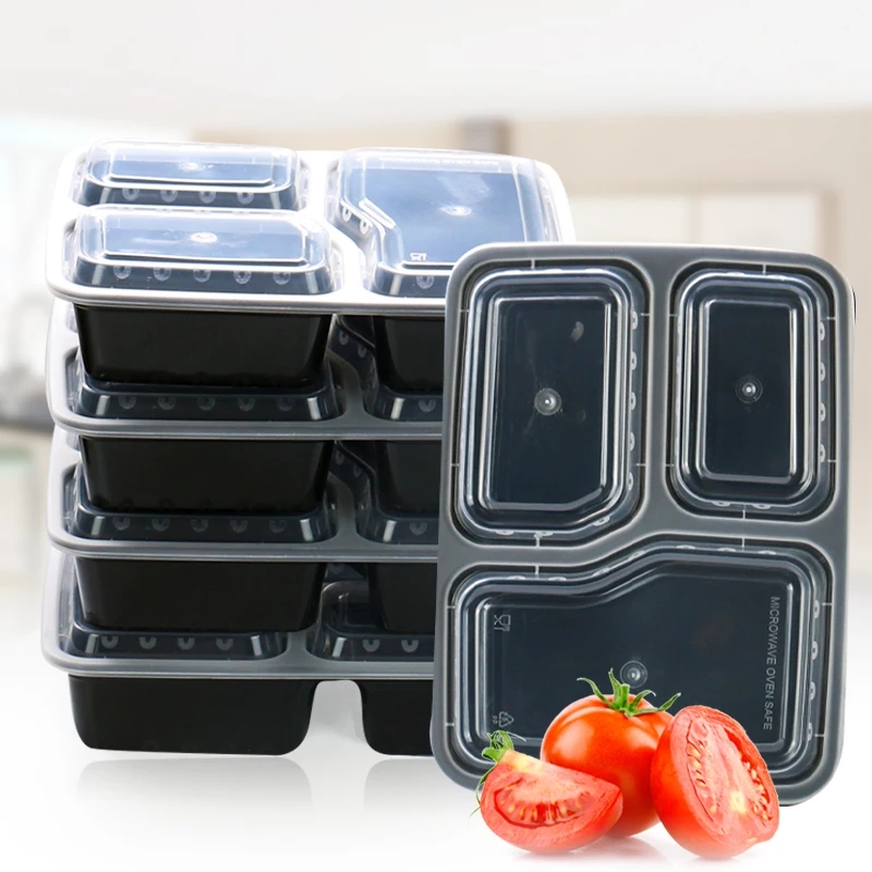 7 Pack 3 Compartment Meal Prep - Meal Prep Jars With Lids 리뷰 및 가격