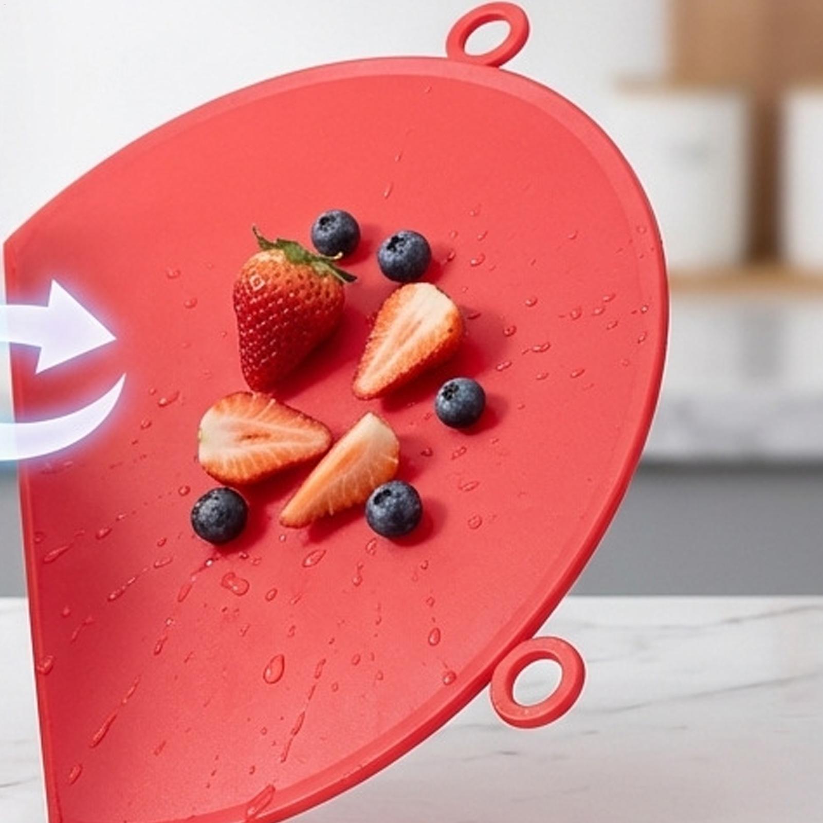 Cutting Board Silicone D-Shape - Food Prep Mat 리뷰 및 가격
