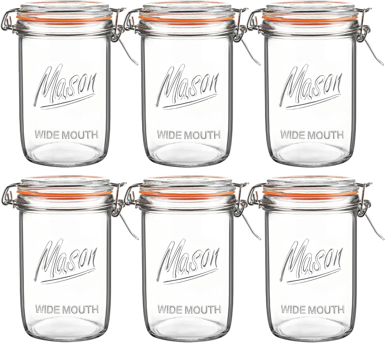24oz Wide Mouth    Jars – 6 Pa - Meal Prep Jars With Lids 리뷰 및 가격