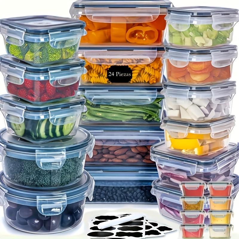 48-Piece Leakproof Food Storag - Meal Prep Jars With Lids 리뷰 및 가격