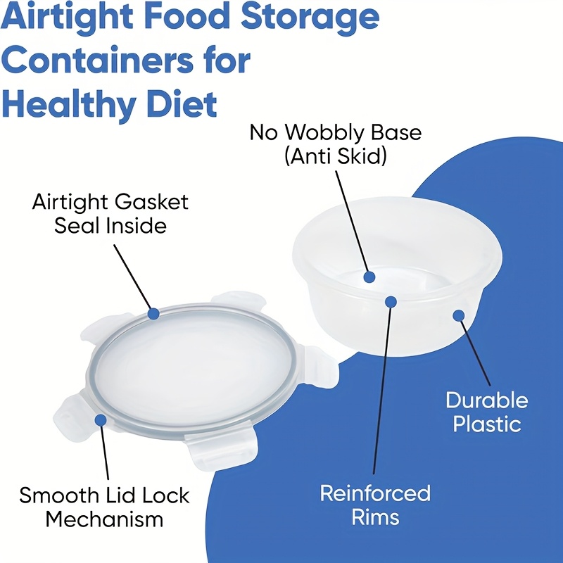 48-Piece Leakproof Food Storag - Meal Prep Jars With Lids 리뷰 및 가격
