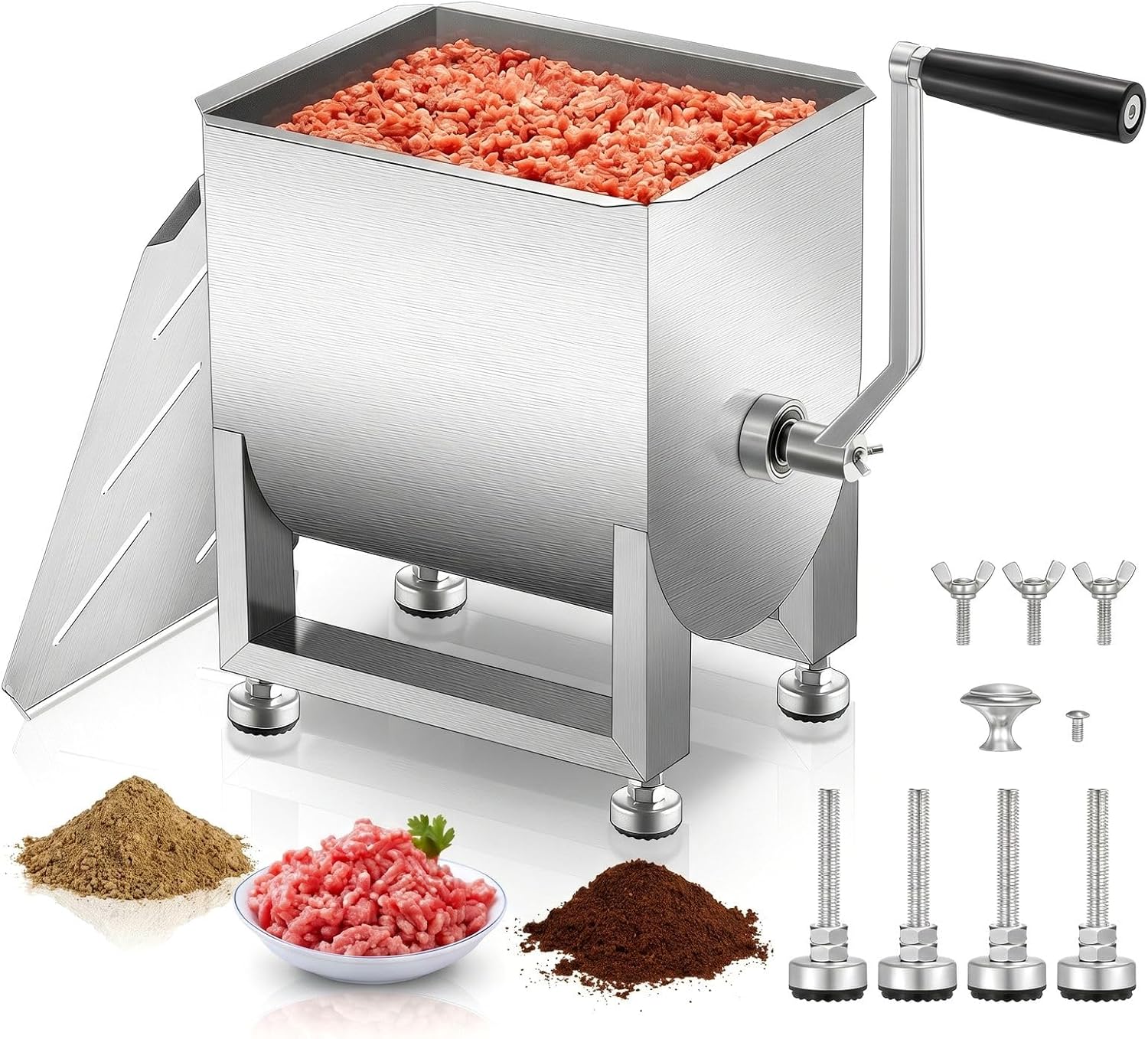 20LBS Stainless Steel Manual M - Meal Prep Manual 리뷰 및 가격