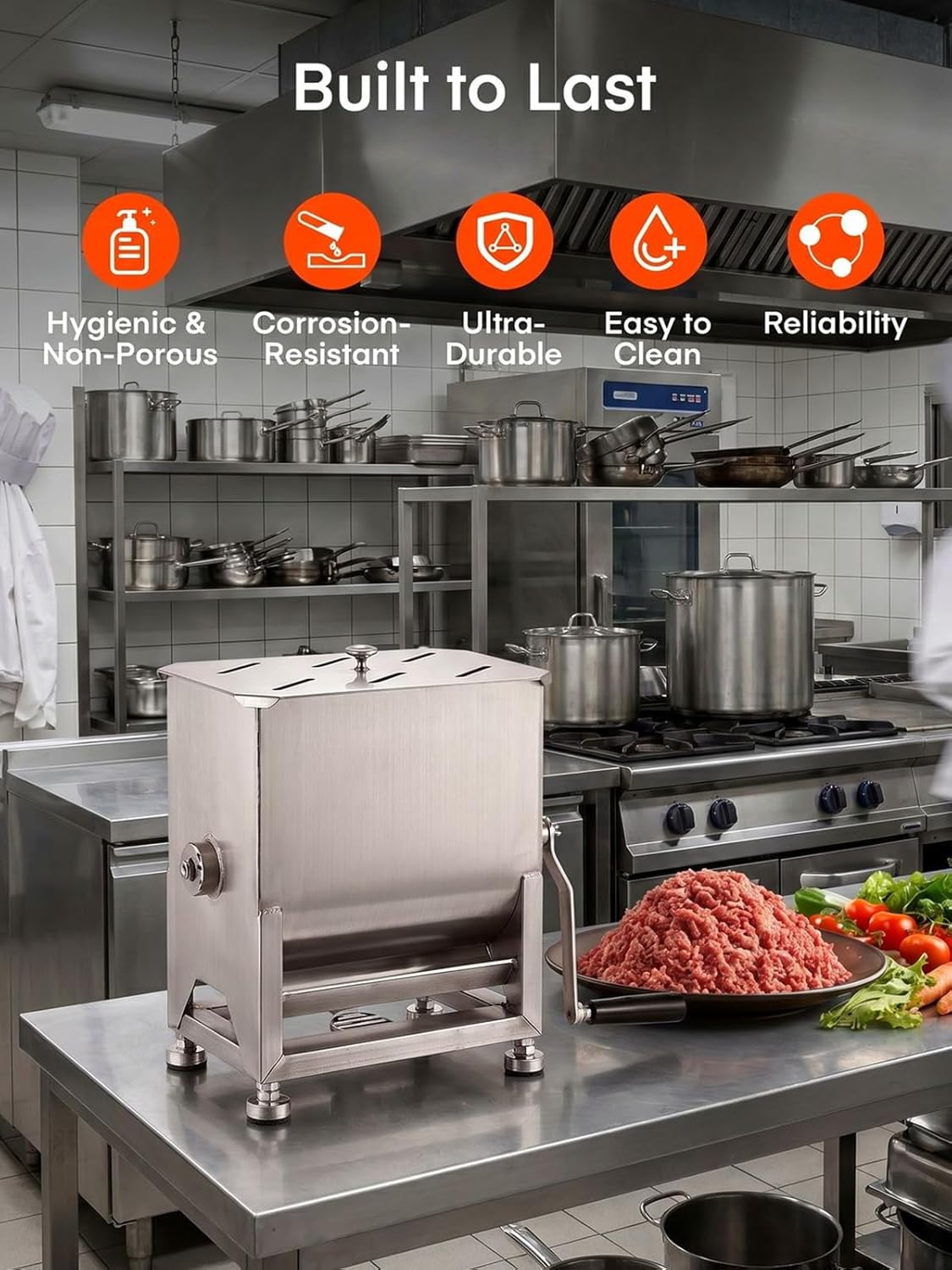 20LBS Stainless Steel Manual M - Meal Prep Manual 리뷰 및 가격