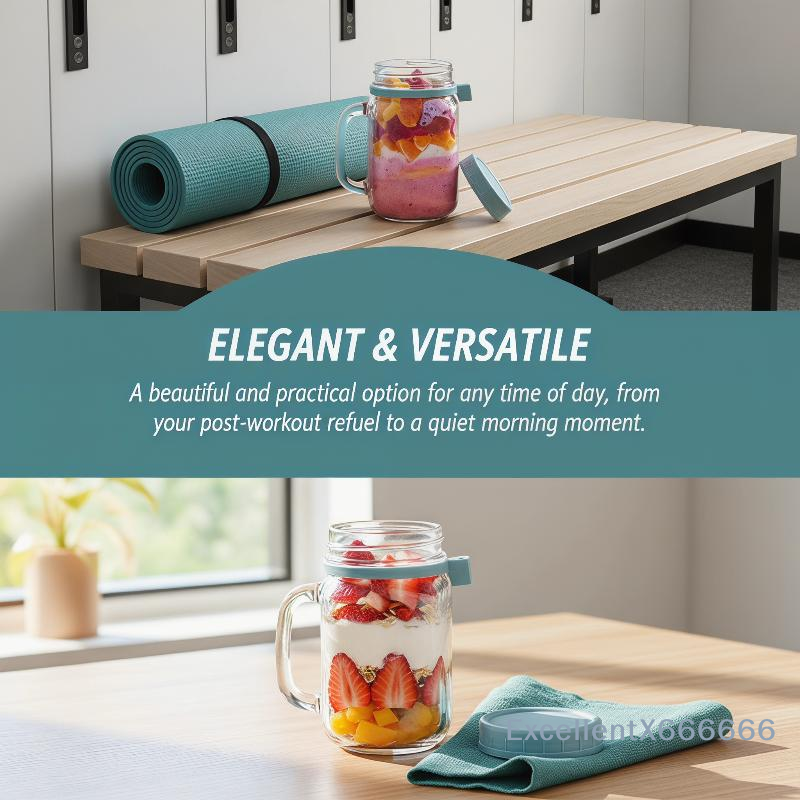 500ml Glass Container for Over - Meal Prep Jars With Lids 리뷰 및 가격