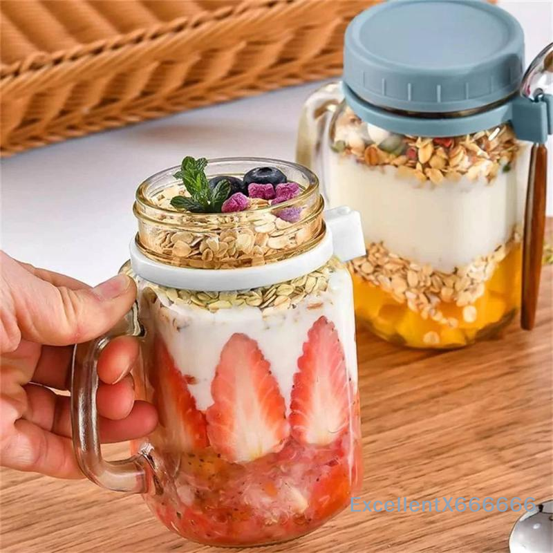 500ml Glass Container for Over - Meal Prep Jars With Lids 리뷰 및 가격