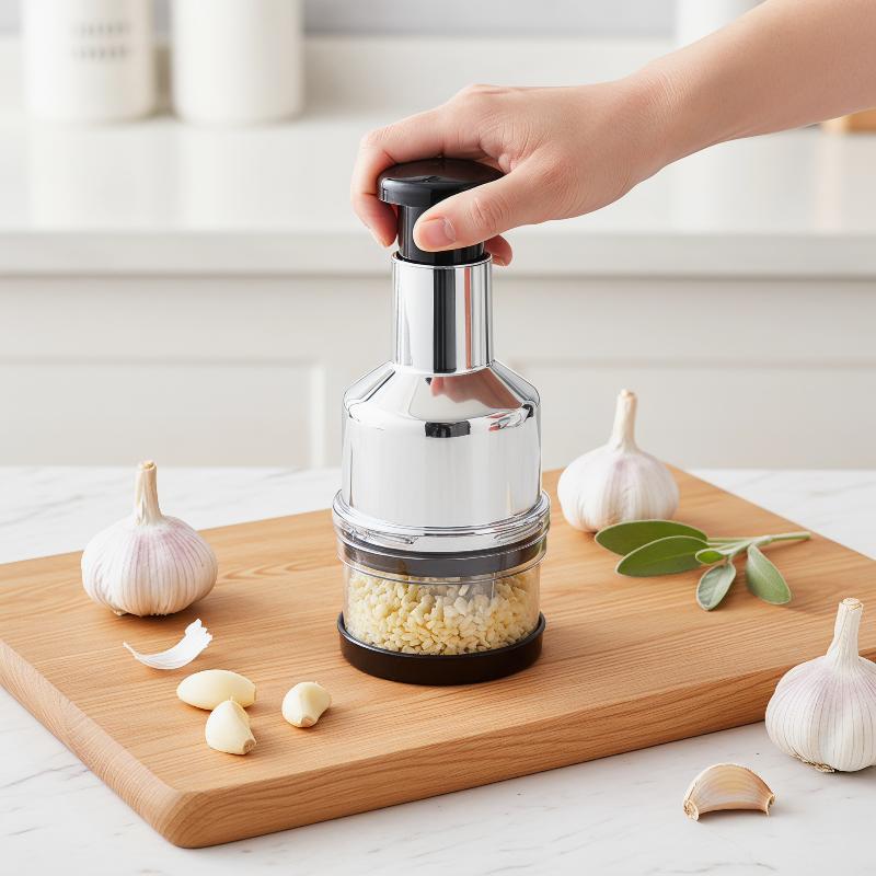 Manual Mincer Garlic Press 304 - Meal Prep Manual 리뷰 및 가격