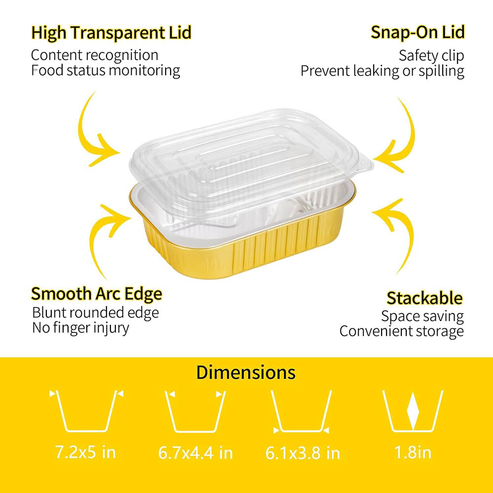 Small Aluminum Pans with Lids  - Meal Prep Jars With Lids 리뷰 및 가격