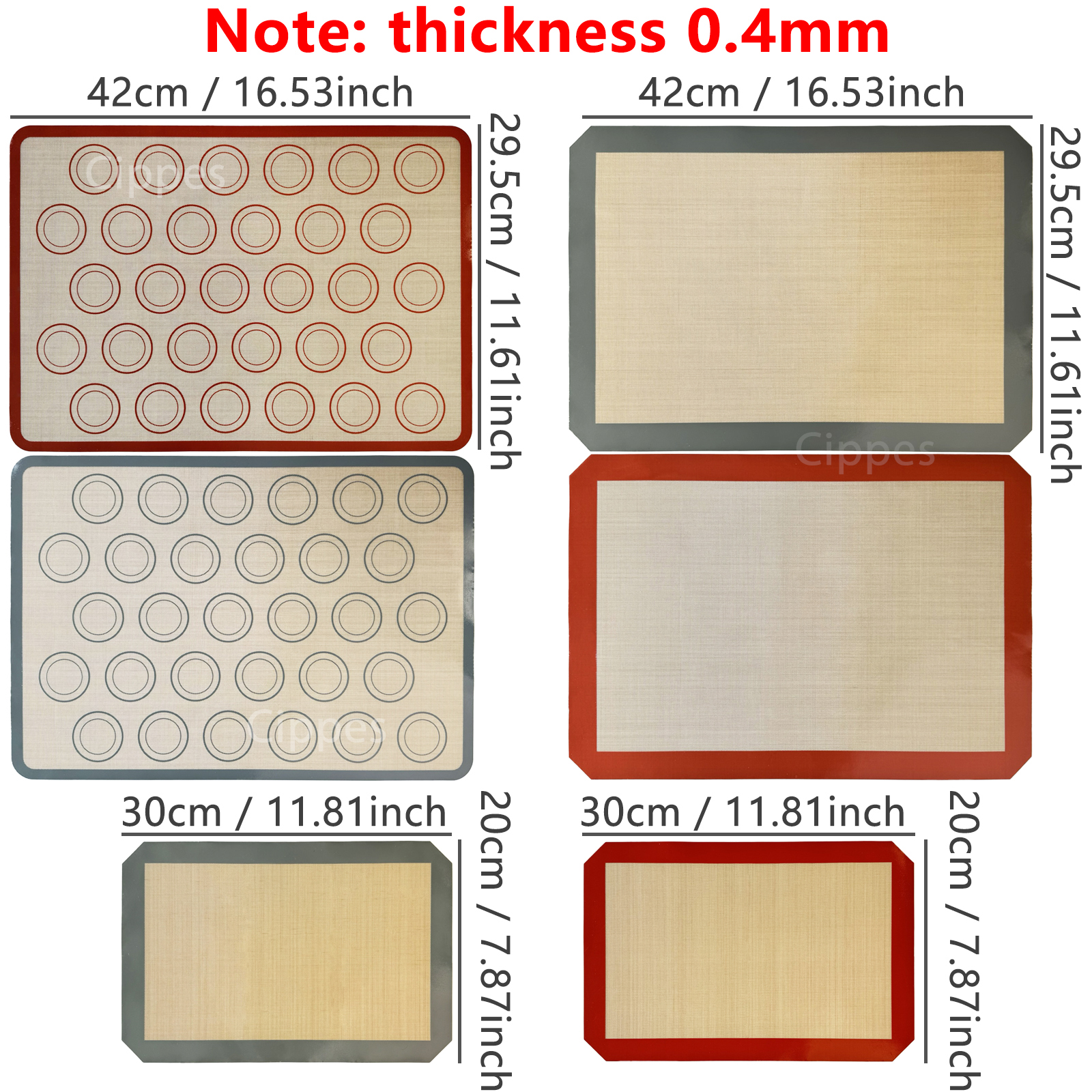 1PC Silicone Baking Mat for Ov - Food Prep Mat 리뷰 및 가격