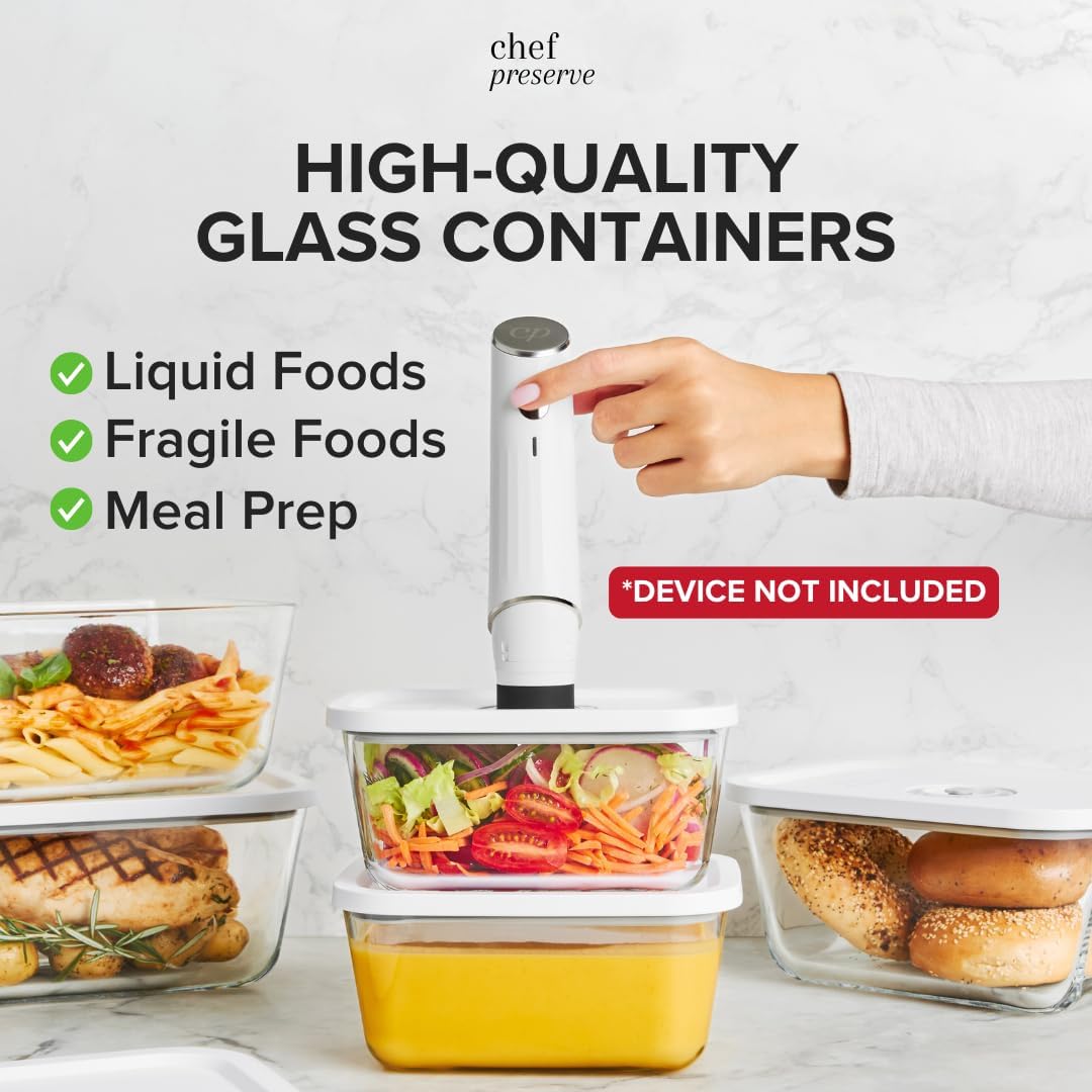 Vacuum Seal Glass Containers S - Meal Prep Vacuum Seal 리뷰 및 가격