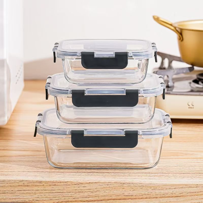 Glass Food Storage Container W - Meal Prep Jars With Lids 리뷰 및 가격