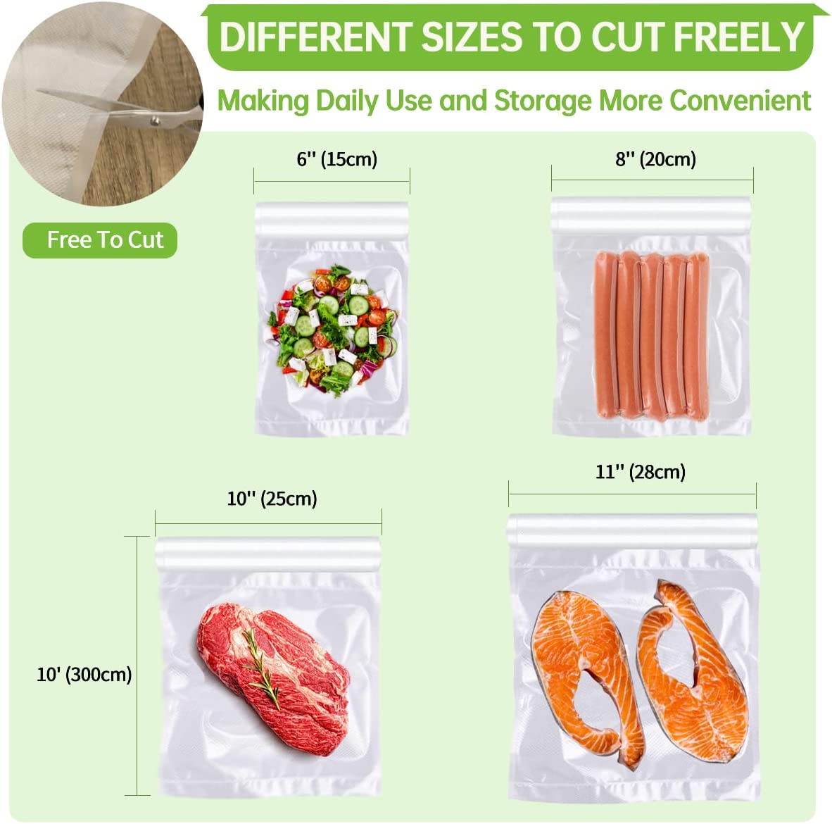 500cm/Rolls Food Vacuum Bags f - Meal Prep Vacuum Seal 리뷰 및 가격