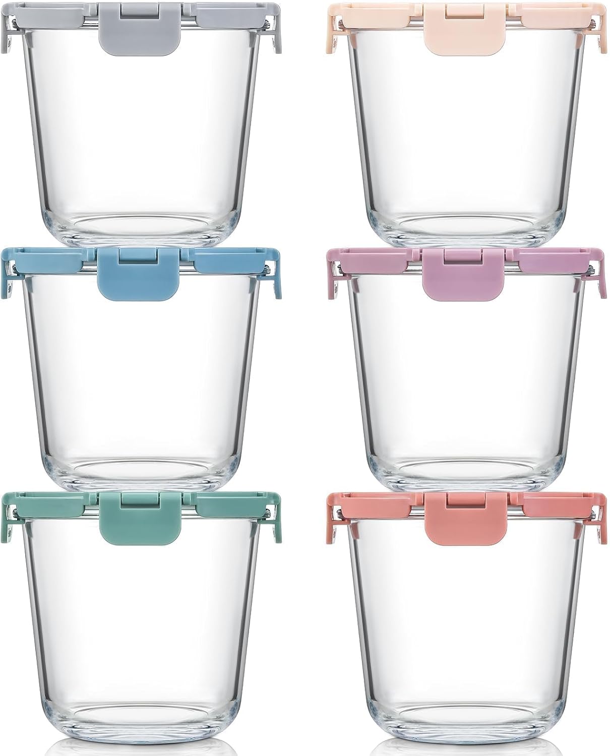 [UPGRADED LID] 6 Sets 3 Cup/24 - Meal Prep Jars With Lids 리뷰 및 가격