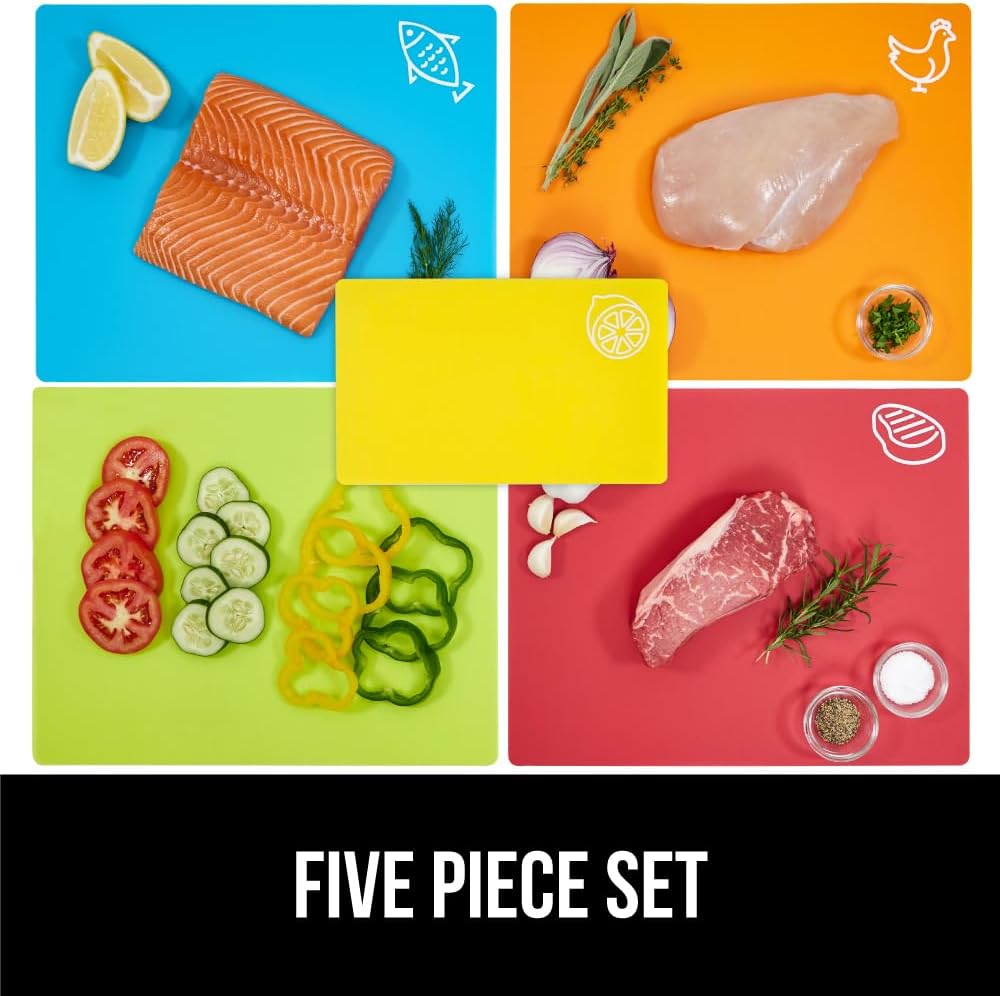 5-Piece Flexible Cutting Board - Food Prep Mat 리뷰 및 가격